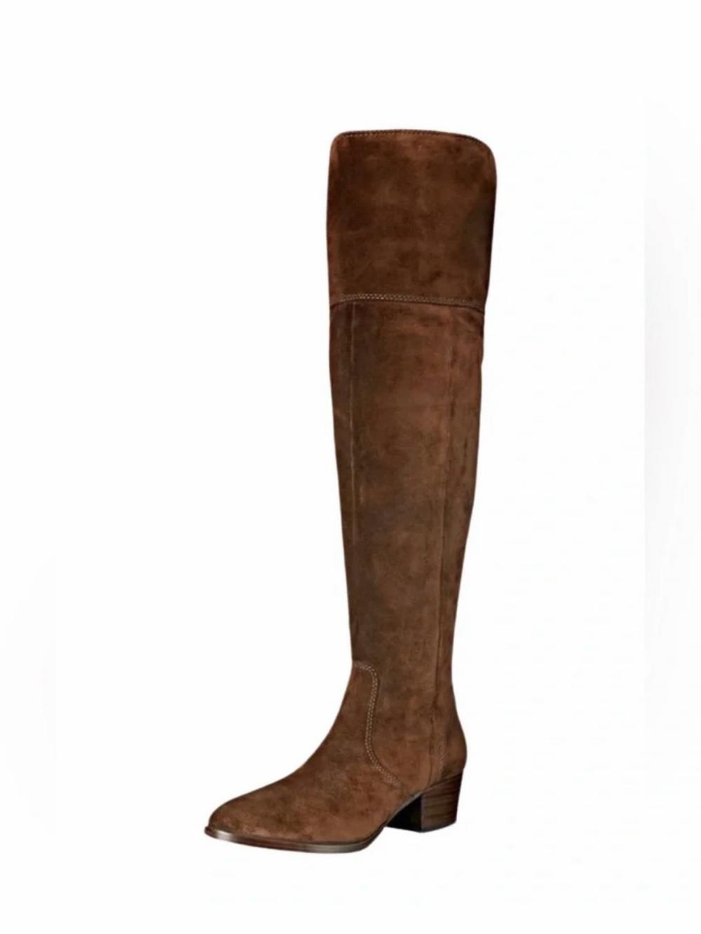Frye Over-the-Knee Suede Boots 7.5 | Brown Leather Western Riding Boots